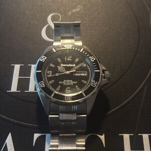 Armitron Silver and Black Men's Watch